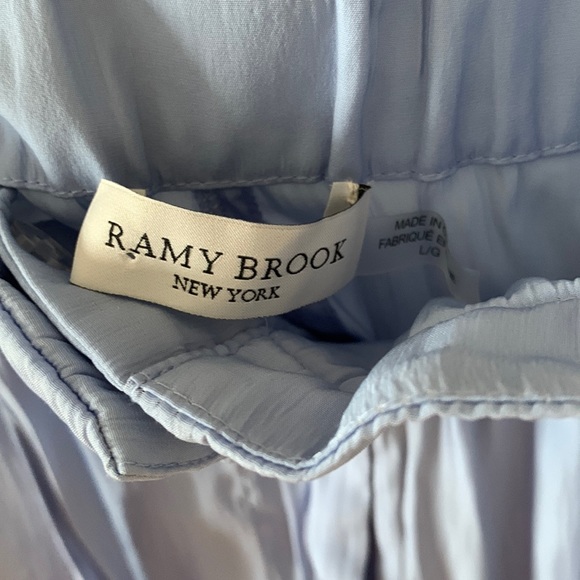 🛑SOLD🛑 Ramy Brook Peggy Paperbag Shorts Blue Size Large - Picture 5 of 7